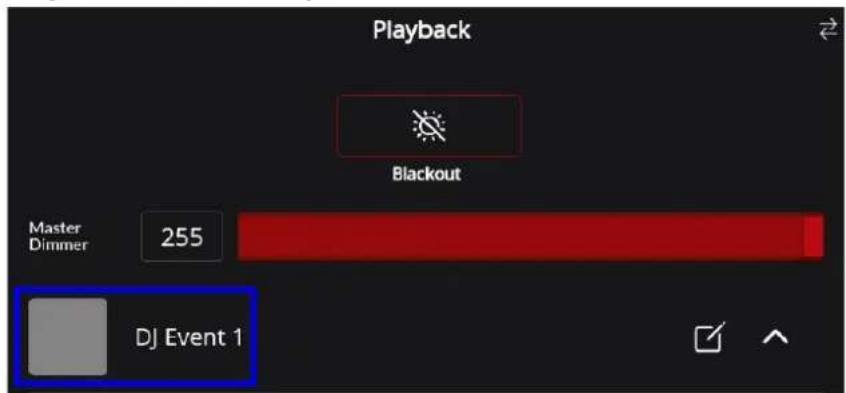 Playback Blackout Master Dimmer 255 DJ Event 1