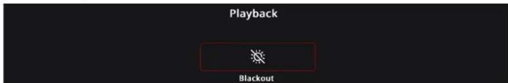 Playback Blackout