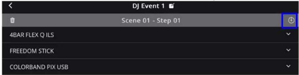DJ Event 1 Scene 01 - Step 01 4BAR FLEX Q ILS FREEDOM STICK COLORBAND PIX USB