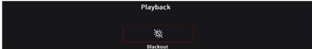 Playback Blackout