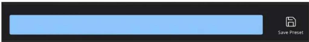 Save Preset