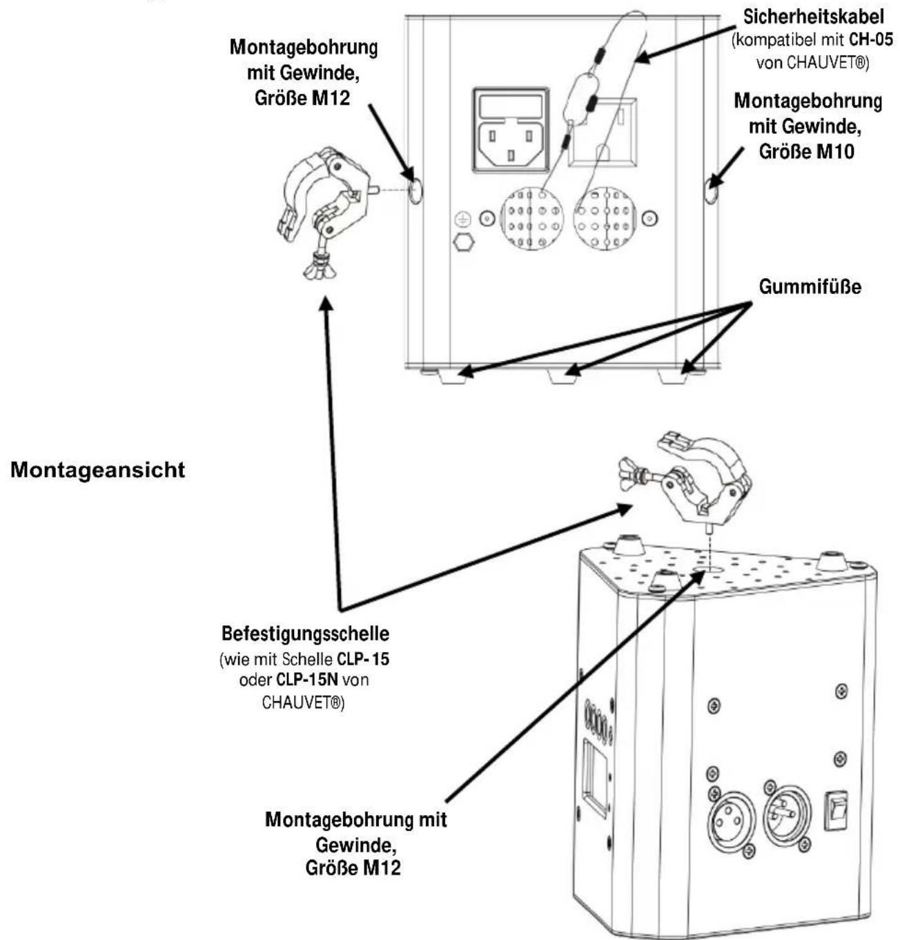 Chauvet EZwedge Tri - i Akkulaufzeit - 1