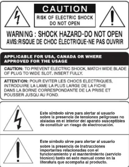 ROTEL S14 - NOTA IMPORTANTE - 3