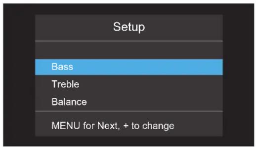 ROTEL S14 - Hoofdmenu - 1