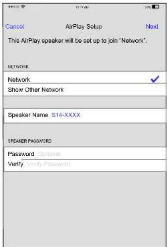 ROTEL S14 - Bei iOS-Geräten (mit Wi-Fi Setup): - 2
