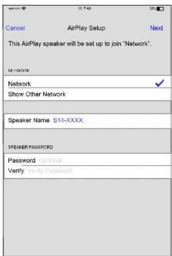 ROTEL S14 - For iOS devices (using Wi-Fi Setup): - 2