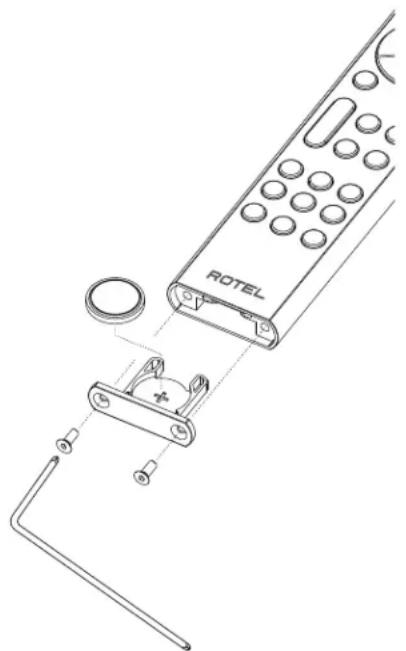 ROTEL S14 - Remote Control Batteries - 1