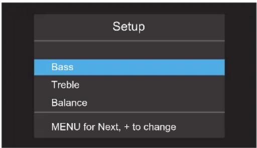 ROTEL S14 - Menu principal (main menu) - 1