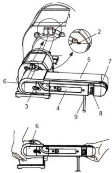 Holzmann BT 150_914 - Changement de bande abrasive - 1
