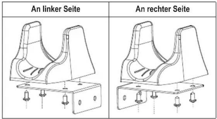 Toolcraft LSH880 - a) Halter der Heißluftpistole montieren - 2