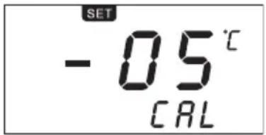 Toolcraft LSH880 - e) Temperatur kalibrieren „CAL“ - 1