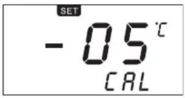 Toolcraft LSH880 - e) De temperatuur kalibreren "CAL" - 1