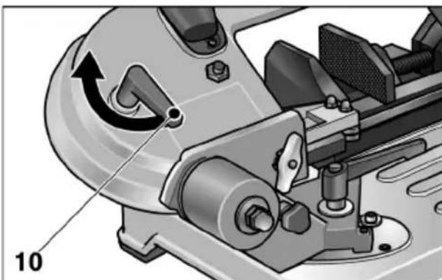 Flex SBG 4910 - Tendre le ruban-scie - 1