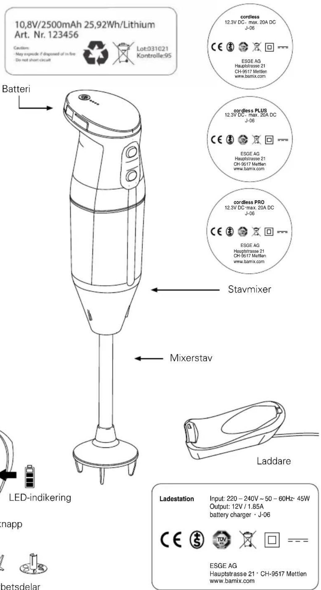 BAMIX Cordless Plus - 2