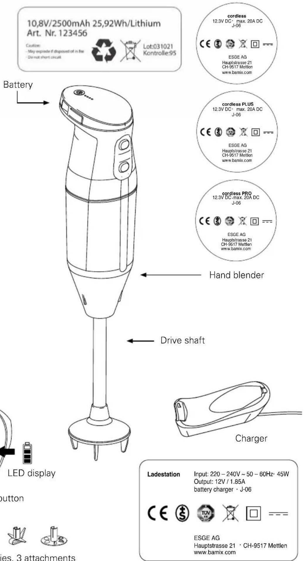 BAMIX Cordless Plus - 7