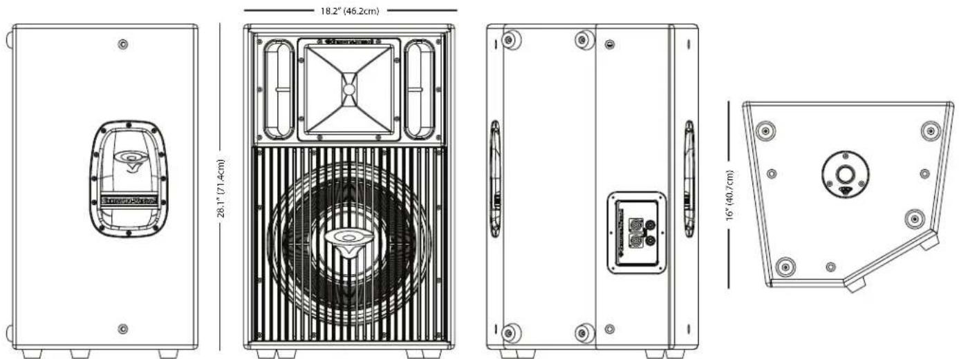 Cerwin-Vega CVP1152X - ESPECIFICACIONES - 1