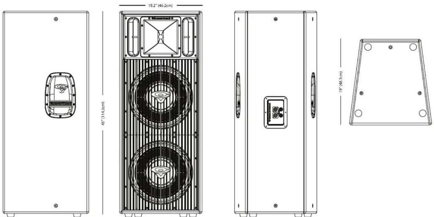 Cerwin-Vega CVP1152X - ESPECIFICACIONES - 2