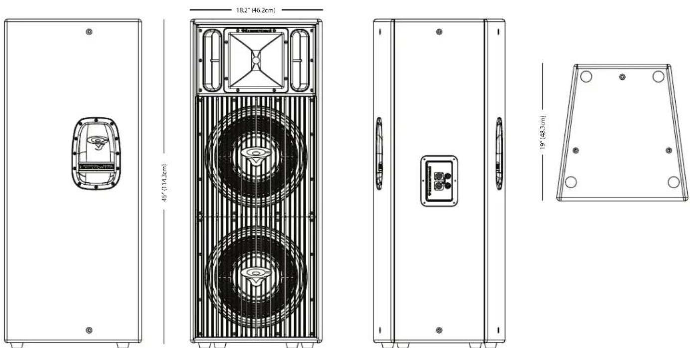 Cerwin-Vega CVP1152X - SPECIFICATIONS - 2