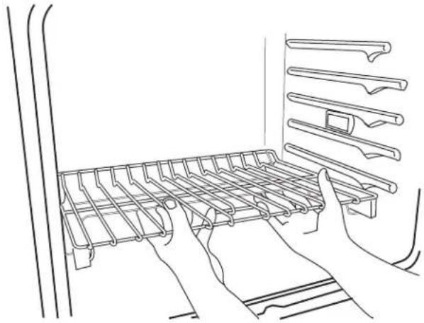 KITCHENAID Architect KEBS207SBL - Dépose de la grille coulissante : - 2