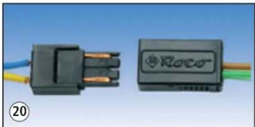 Roco 665201 - a) Verkabelung: - 2