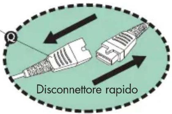 Disconnettore rapido