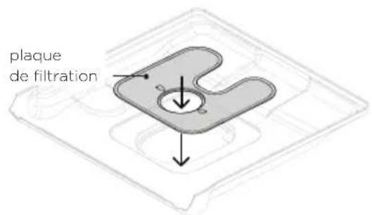 plaque de filtration