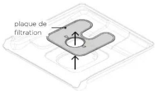 plaque de filtration