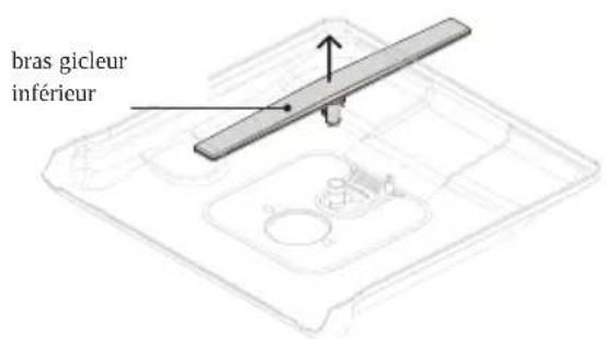 bras gicleur inférieur