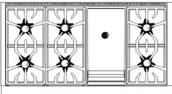 THERMADOR PALPKITDGW - Trousses de conversion de ports de STAR® brûleurs au gaz propane (PL) pour la gamme Pro Grand - 7