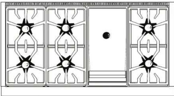 THERMADOR PALPKITDGW - Trousses de conversion de ports de brûleurs au propane (PL) pour les cuisinières Pro Harmony et Pro Rangetops - 6