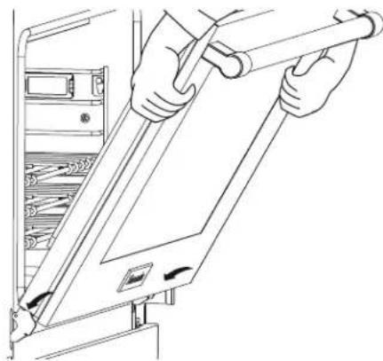 THERMADOR PALPKITDGW - Réinstallation de la porte du four avant de vérifier l'étanchéité des ports de gril et de cuisson - 1