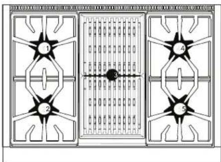 THERMADOR PALPKITDGW - Trousses de conversion de ports de brûleurs au propane (PL) pour les cuisinières Pro Harmony et Pro Rangetops - 4