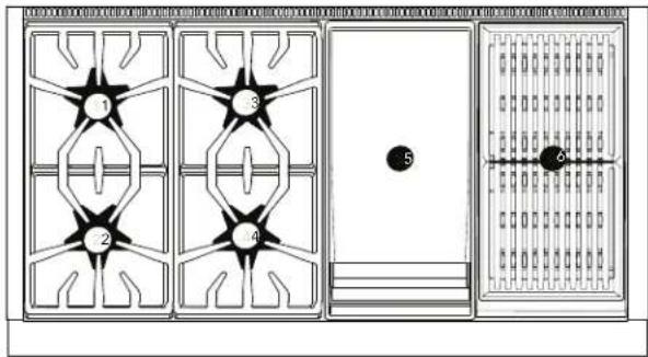 THERMADOR PALPKITDGW - Kits de conversión de espreas de STAR® quemadores de propano (LP) Pro Grand - 8
