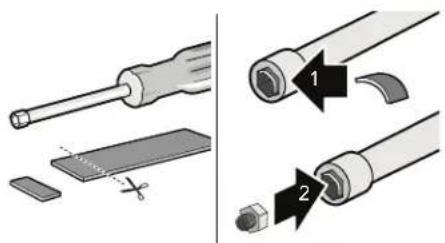 THERMADOR PALPKITDGW - Cambiar los quemadores STAR «D» y «F» (quemadores de tamaño mediano y grande) únicamente - 1