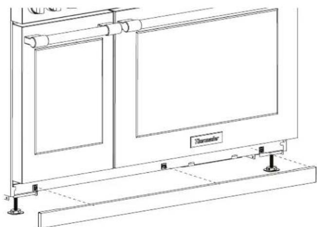 THERMADOR PA48WLBG - Instalación del panel de protección inferior - 1