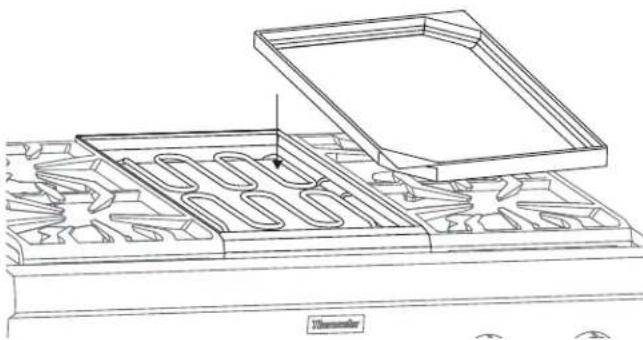 THERMADOR PARKB36GY - Installing the Griddle Plate - 2