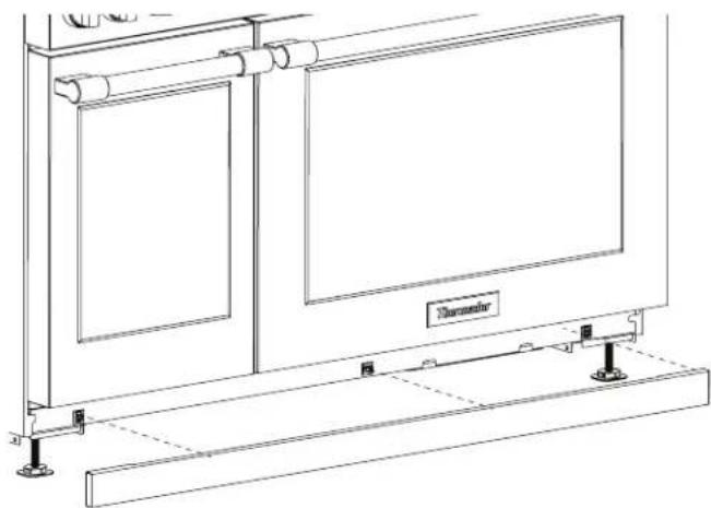THERMADOR PA36WLBG - Instalación del panel de protección inferior - 1