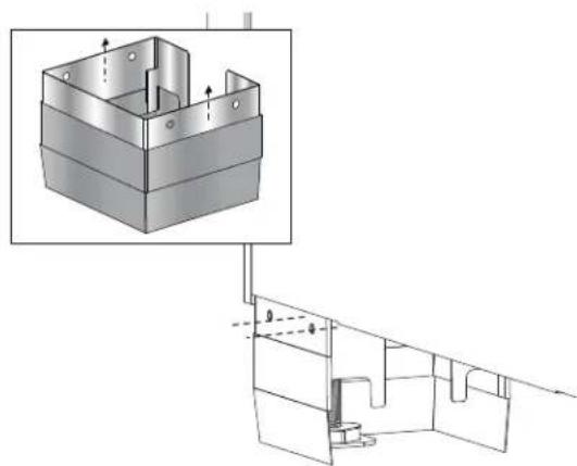 THERMADOR PA48WLBH - Extracción de los ensambles de la cubierta inferior delantera - 1