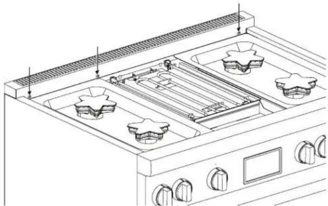 THERMADOR PA60WLBG - To remove the island trim - 1