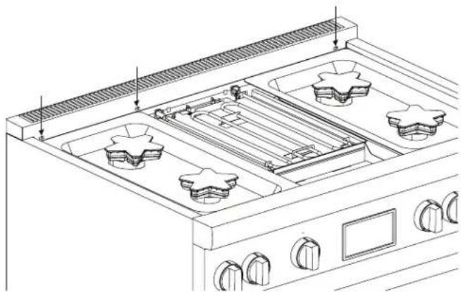 THERMADOR PA60WLBG - Pour enlever garniture l'îlot - 1