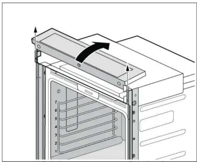 THERMADOR TWO30YS - Removing the control panel - 3