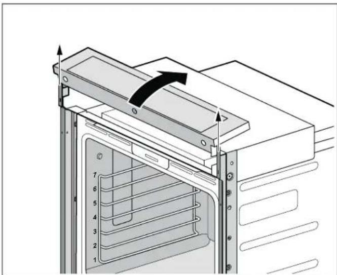THERMADOR TWO30YS - Retirar el panel de control - 2