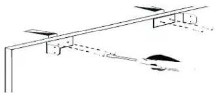 THERMADOR DC36MTW - Securing the telescoping chimney extension bracket - 5