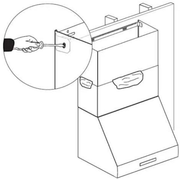 THERMADOR CHMHP36TW - Fijación de la extensión telescópica de la campana de pared de la serie Thermador Professional - 5
