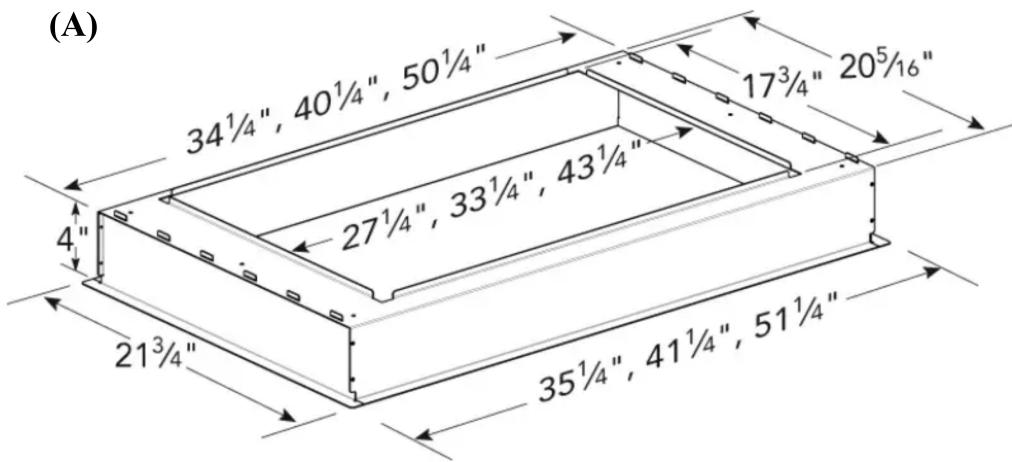 THERMADOR LINER36 - Pour installer votre dosseret sur mesure Thermador : - 1