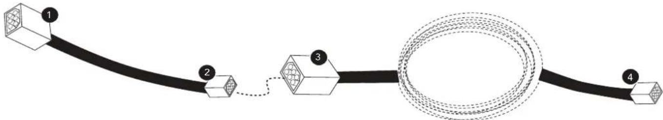 THERMADOR EXTNCB25W - Cable alargador de 25 pies con cable de adaptacion # 1 - 1