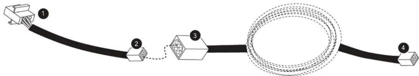 THERMADOR EXTNCB25W - Connexion au câble d'adaptation no 2 - 1