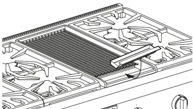 THERMADOR PA30WLBH - Installation du gril - 2