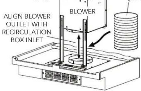 THERMADOR UCVRECIRC - Remove polyfilm from filter. - 1