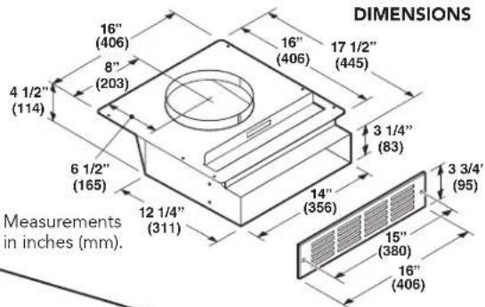 THERMADOR UCVRECIRC - Remove polyfilm from filter. - 6